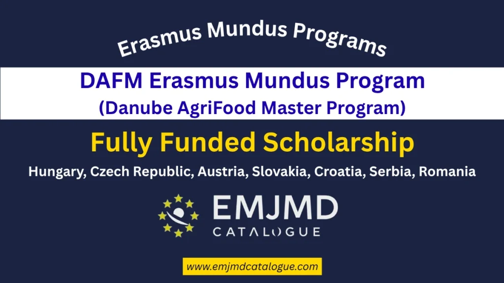 DAFM Erasmus Mundus Program